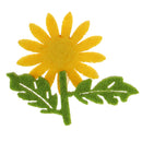 6x Felt Sunflowers Flower Applique Sewing Craft DIY Accessories