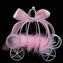 Princess Pink Pumpkin Carriage Chocolate Candy Boxes for Birthday Wedding Favours