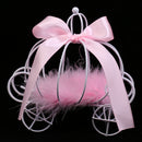 Princess Pink Pumpkin Carriage Chocolate Candy Boxes for Birthday Wedding Favours
