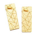 6pcs Wooden Read Pinted Bookmark Wooden Tags Embellishment Tag Crafts