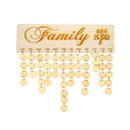 Rustic Wooden Family Calendar Reminder Board for Home Wall DÃ©cor