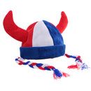 Funny Ox Horn Plait Party Hat Hallowmas Headgear Fancy Dress Costume