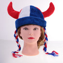 Funny Ox Horn Plait Party Hat Hallowmas Headgear Fancy Dress Costume