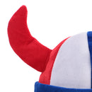 Funny Ox Horn Plait Party Hat Hallowmas Headgear Fancy Dress Costume