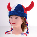 Funny Ox Horn Plait Party Hat Hallowmas Headgear Fancy Dress Costume