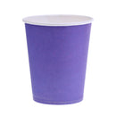 10 Pieces Plain Purple DIY Paper Cups Mugs Crafts Drinking Mugs Birthday Party Wedding Tableware Catering
