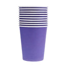 10 Pieces Plain Purple DIY Paper Cups Mugs Crafts Drinking Mugs Birthday Party Wedding Tableware Catering