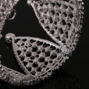 Shiny Diamantes Side Crown Wedding Banquet Woman Bridal Bridesmaid Tiara