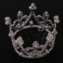 Wedding Woman Bridal Crystal Faux Pearls Tiara Side Crown Hair Accessories