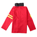 Adult Fireman Costume Halloween Cosplay Party Firefighter Fire Chief Suit