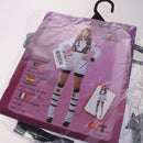 Woman Astronaut Costume Spaceman Space Jumpsuit Halloween Fancy Dress Outfit