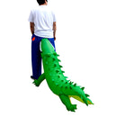 Crocodile Inflatable Adult Costume Blow Up Jumpsuit Halloween Fancy Dress