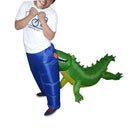 Crocodile Inflatable Adult Costume Blow Up Jumpsuit Halloween Fancy Dress