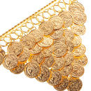 8-Layer Coin Chain Statement Pendant Necklace Belly Dance Jewelry Bollywood