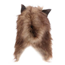 Halloween Creepy Latex Full Head Overhead Animal Head Mask Howling Brown Wolf Masquerade Fancy Dress Costume Mask