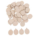 50pcs Funny Wooden Balloons Cutout DIY Craft Scrapbooking For Wedding Party