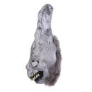 Silver Latex Evil Rabbit Head Mask Halloween Costume Party Fancy Dress Up