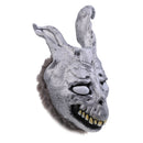 Silver Latex Evil Rabbit Head Mask Halloween Costume Party Fancy Dress Up