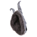 Silver Latex Evil Rabbit Head Mask Halloween Costume Party Fancy Dress Up