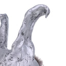 Silver Latex Evil Rabbit Head Mask Halloween Costume Party Fancy Dress Up