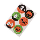 10 Sheets Halloween Seal Stickers Gift Wrapping Treat Box Bag Food Wrapping Envelop Label Tags