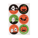 10 Sheets Halloween Seal Stickers Gift Wrapping Treat Box Bag Food Wrapping Envelop Label Tags