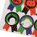 80pcs Halloween Badge Shape Stickers Affixed Pumpkin Ghost Peel off Stickers Bake Wrapping Gift Party Bag Envelope Seal Adhesive Stickers