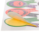 80pcs Halloween Badge Shape Stickers Affixed Pumpkin Ghost Peel off Stickers Bake Wrapping Gift Party Bag Envelope Seal Adhesive Stickers