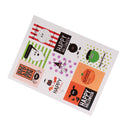 10 Sheets Happy Halloween Stickers Gift Wrapping Decor Envelop Seals Labels 9/sheet
