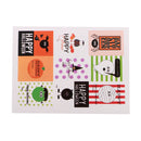 10 Sheets Happy Halloween Stickers Gift Wrapping Decor Envelop Seals Labels 9/sheet
