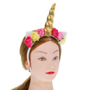 Unicorn Rose Flower Headband Adult Girls Costume Cosplay Party Fancy Dress Hair Accessories