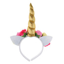 Unicorn Rose Flower Headband Adult Girls Costume Cosplay Party Fancy Dress Hair Accessories