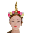 Unicorn Rose Flower Headband Adult Girls Costume Cosplay Party Fancy Dress Hair Accessories