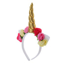 Unicorn Rose Flower Headband Adult Girls Costume Cosplay Party Fancy Dress Hair Accessories