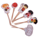 24 Pieces Basketball Boy Cupcake Picks Cake Toppers Party Favors Decoration