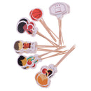 24 Pieces Basketball Boy Cupcake Picks Cake Toppers Party Favors Decoration