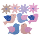 10pcs Paper Flying Birds Egg Cupcake Pick Cake Topper Kids Party Decoration