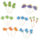 Pieces of 21 Dinosaur World Cake Topper Birthday Party Baby Shower Cupcake Picks