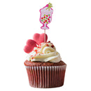 Pieces of 12 Ice Cream Cake Picks Cupcake Topper Wedding Christmas Party Supplier