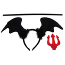 3pcs/Set Halloween Bat Wing Headband Trident Party Fancy Dress Props