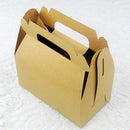 10pcs Kraft Paper Bowknot Portable Cake Boxes Gift Boxes Wedding Party DIY