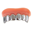 Pack of 8 Horror Artificial Teeth Zombie Tooth Fangs Halloween Party Make Up Prop