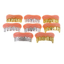 Pack of 8 Horror Artificial Teeth Zombie Tooth Fangs Halloween Party Make Up Prop