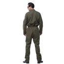 Deluxe Flier Army Costume Mens Fighter Captain Overalls Air Force Flier Jumpsuit Dressing up Outfit Halloween