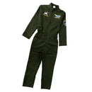 Deluxe Flier Army Costume Mens Fighter Captain Overalls Air Force Flier Jumpsuit Dressing up Outfit Halloween