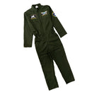 Deluxe Flier Army Costume Mens Fighter Captain Overalls Air Force Flier Jumpsuit Dressing up Outfit Halloween