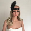 Wedding Party Feather Headband Charleston Party Fascinator Hair Accessories