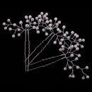 3/set Ladies Pearls Gypsophila Hair Pin Clip Wedding Prom Hair Accessories