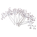 3/set Ladies Pearls Gypsophila Hair Pin Clip Wedding Prom Hair Accessories