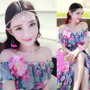 Fashion Metal Rhinestone Head Chain Lady Girl Wedding Jewelry Pearl Headband